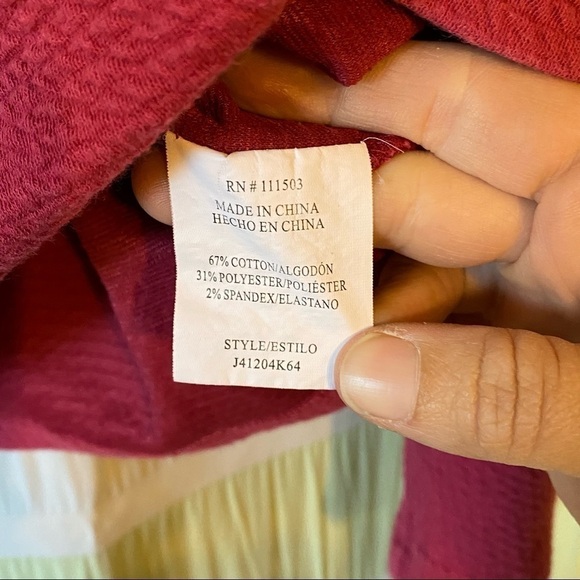 June & Hudson Cropped Sweater Mock Neck Sz Small - Picture 4 of 7